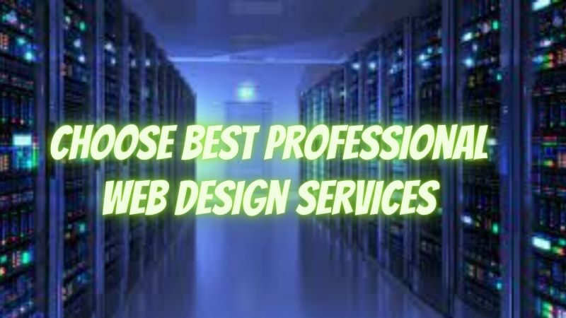 Choose best Professional Web Design Services