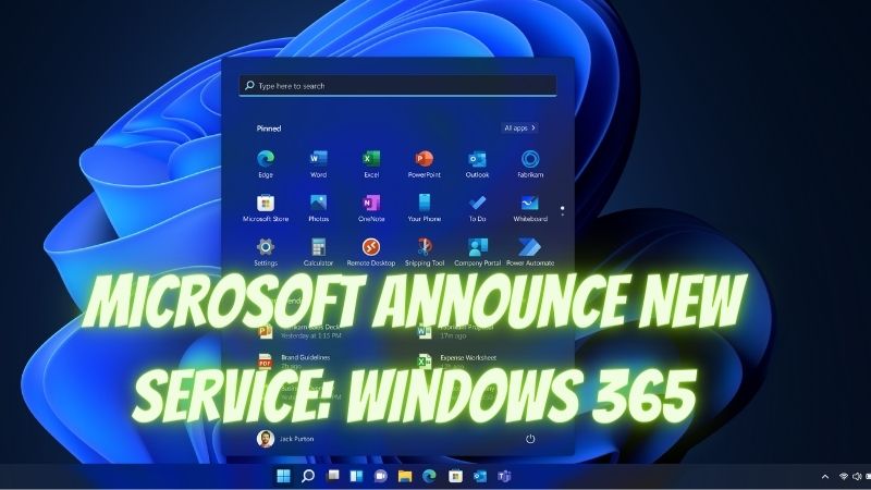 Microsoft Announce New Service: Windows 365