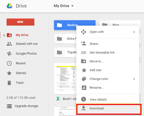 Method 2: How to Recover Snapchat Deleted Memories from Google Drive?