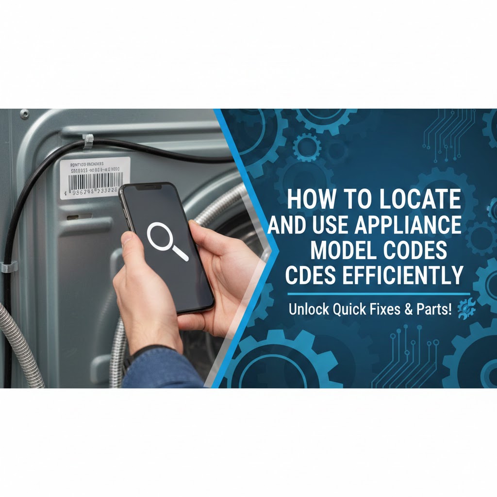 How to Locate and Use Appliance Model Codes Efficiently