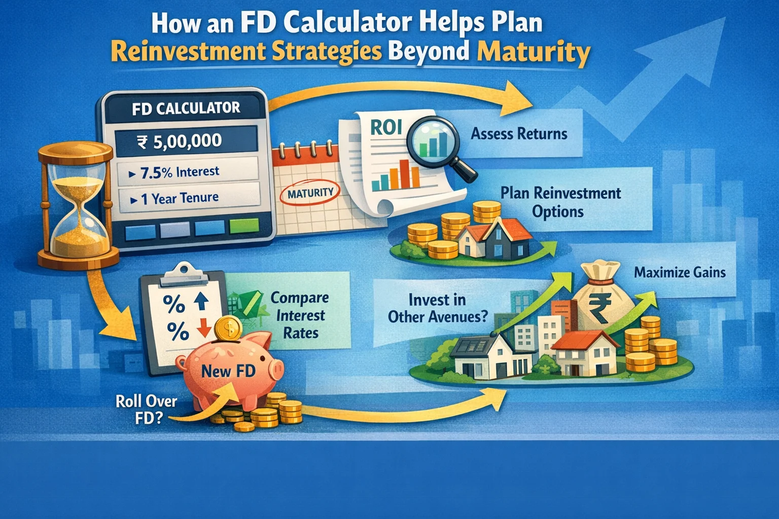 How an FD Calculator Helps Plan Reinvestment Strategies beyond Maturity