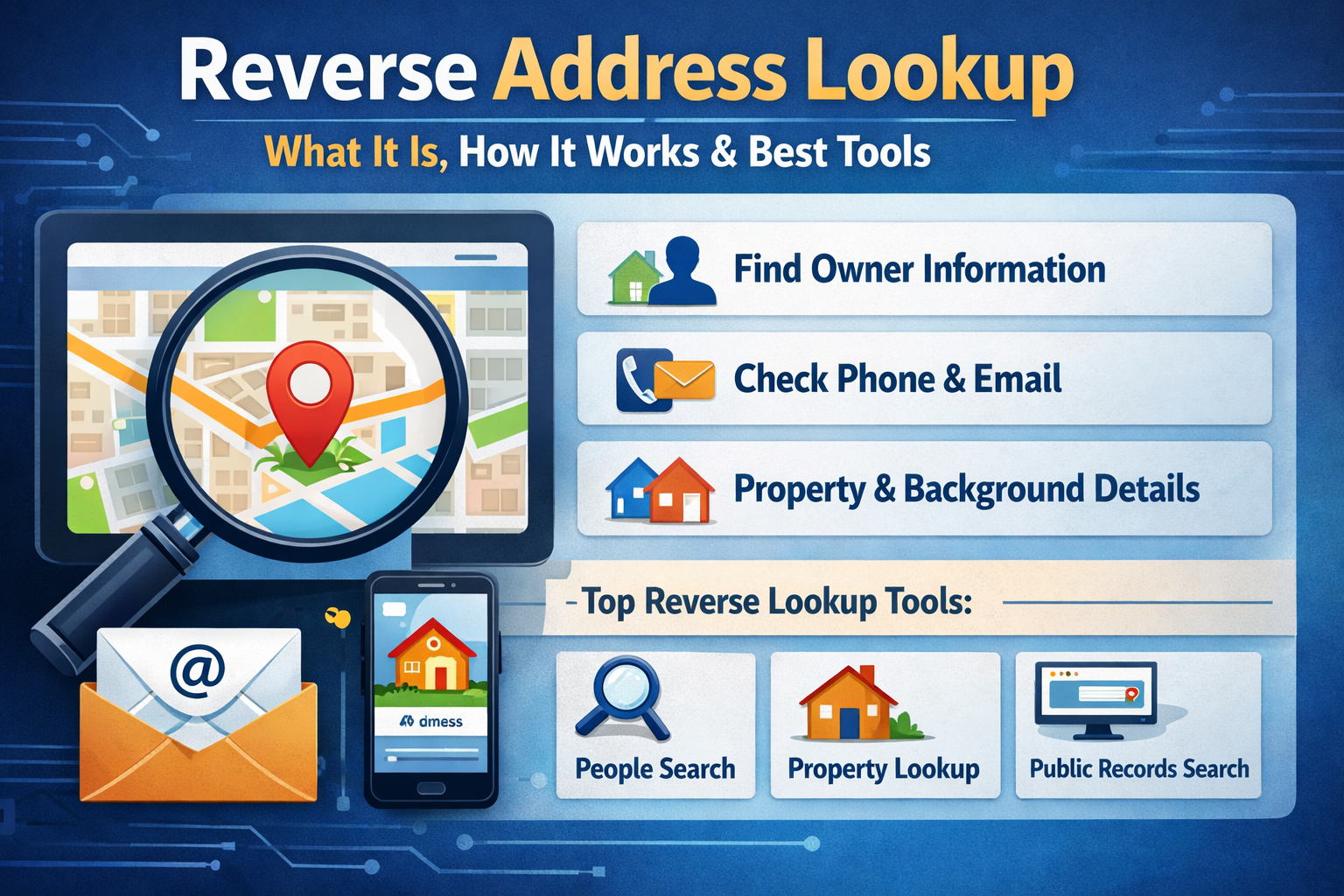 Reverse Address Lookup- What It Is, How It Works & Best Tools